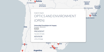 Uruguay está presente en el mapa mundial de la Sociedad de Óptica de América (OSA) con Ingeniería Agroambiental